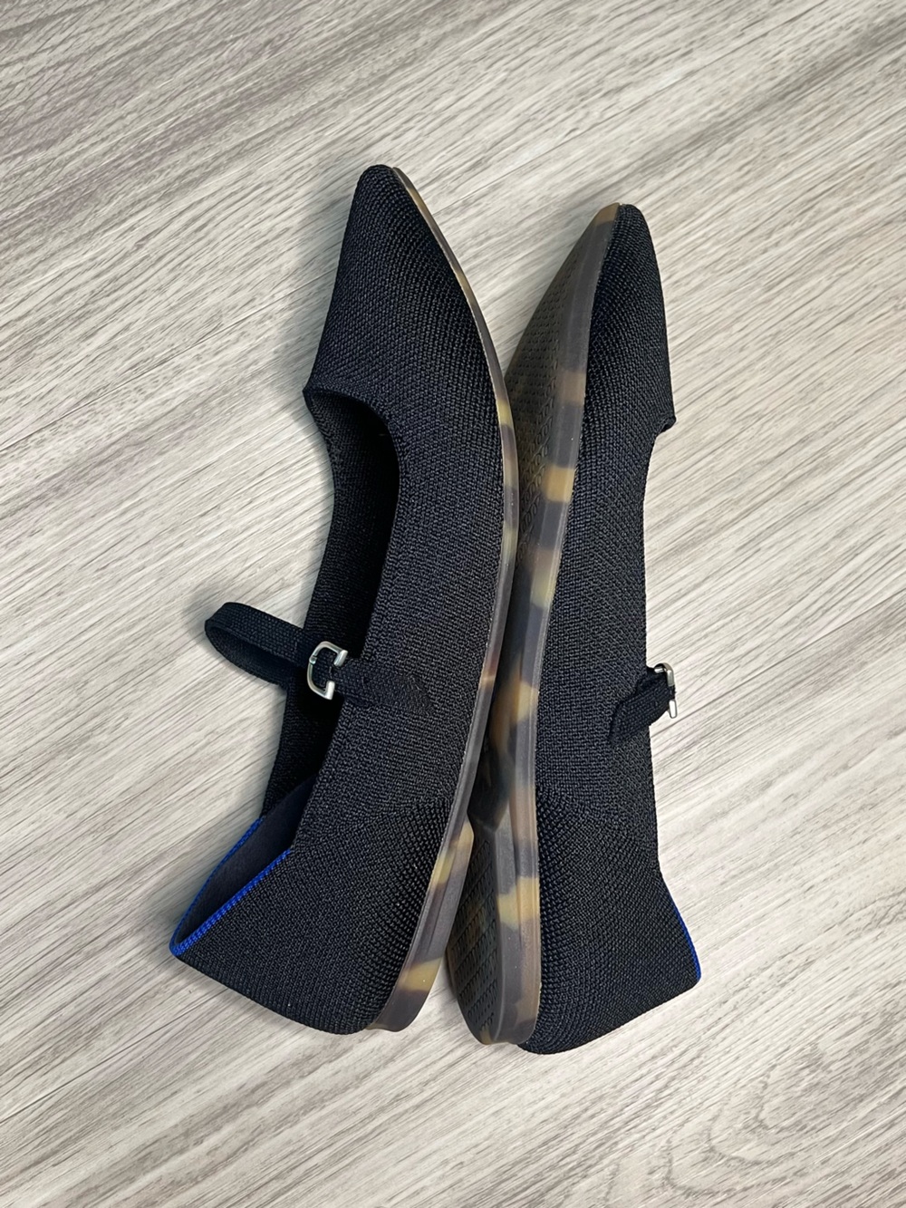 Rothy's The Point Mary Jane Flats Women's Sz 8 Black Career Casual - Picture 6 of 14